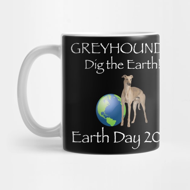 Greyhound Earth Day Awareness 2018 T-Shirt by bbreidenbach